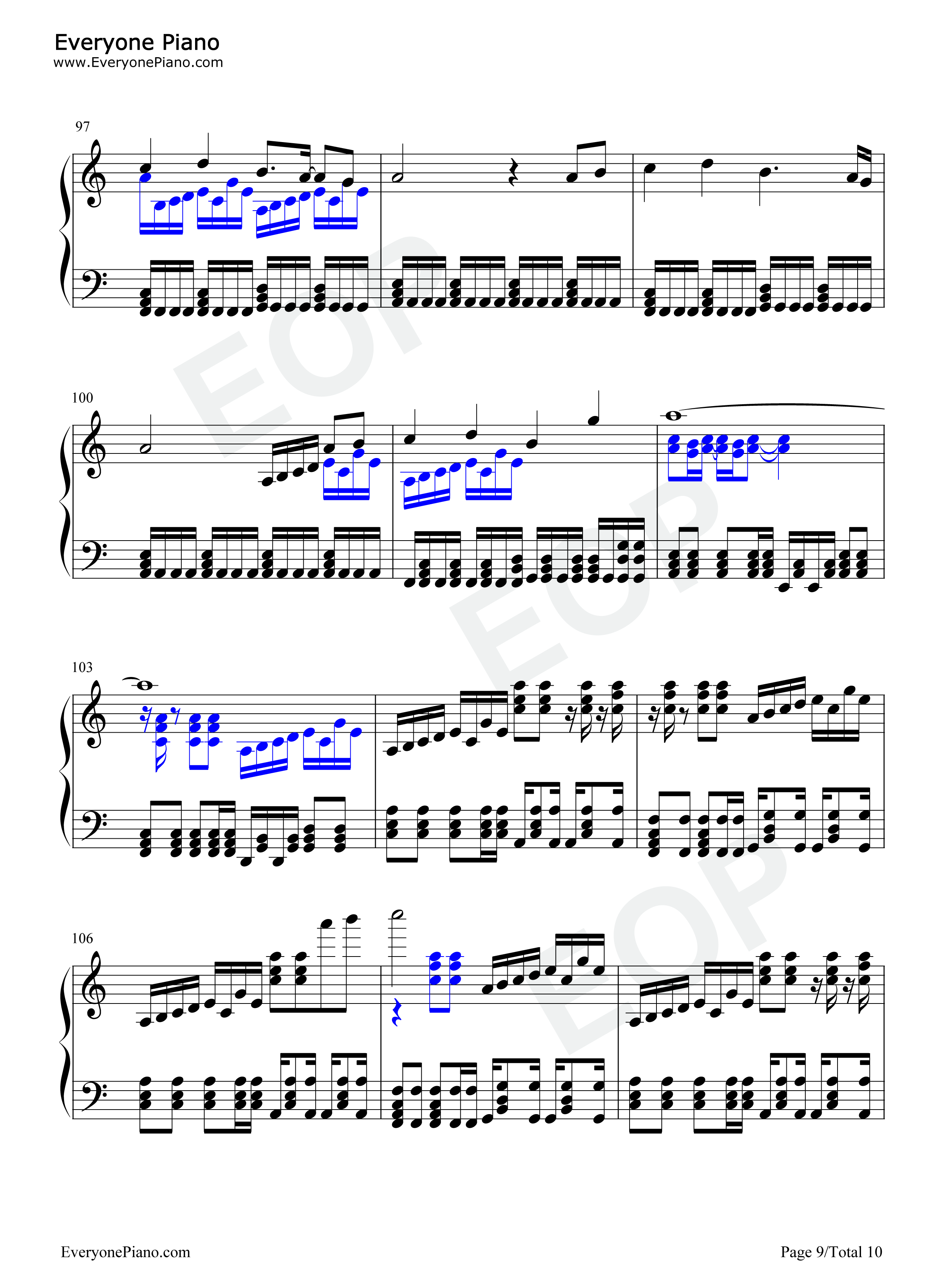 BEYOND_THE_TIME钢琴谱_TM_NETWORK