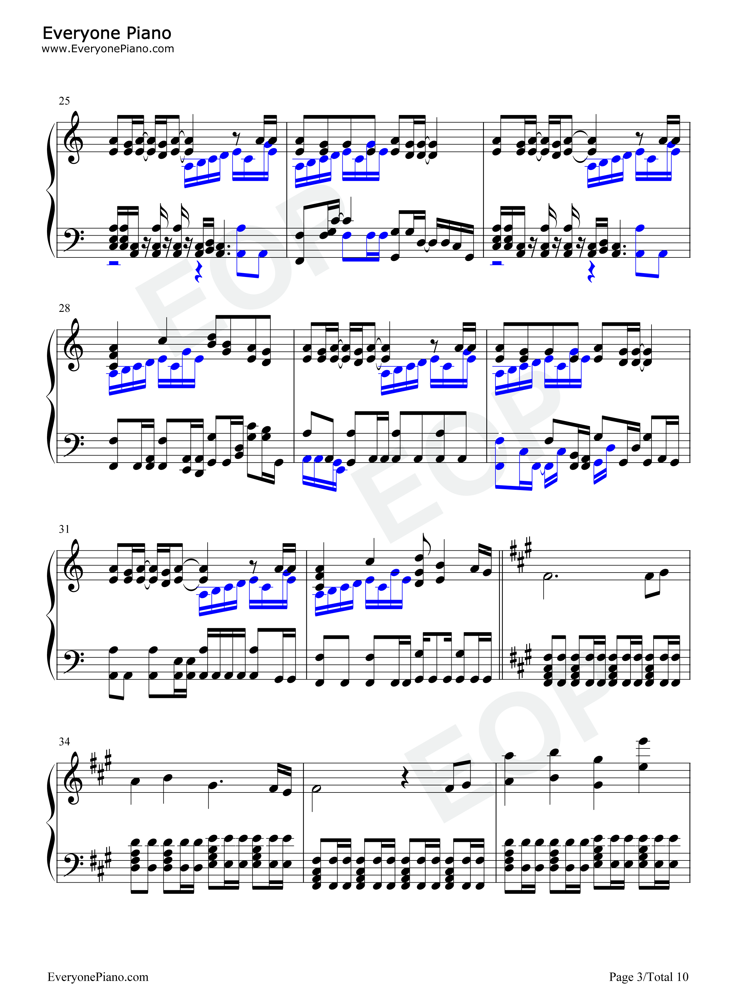 BEYOND_THE_TIME钢琴谱_TM_NETWORK