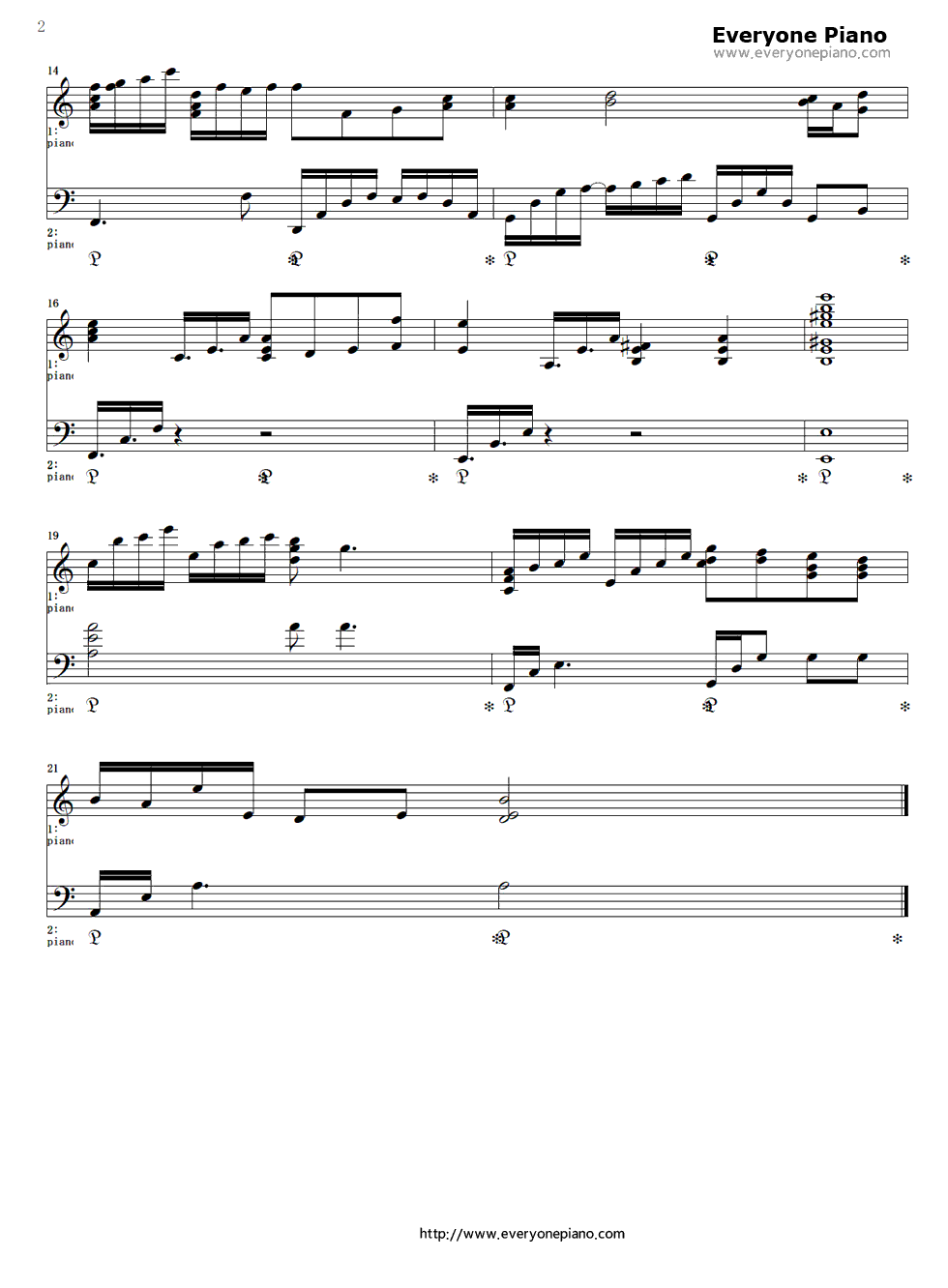 Crying_alone钢琴谱_梶浦由记