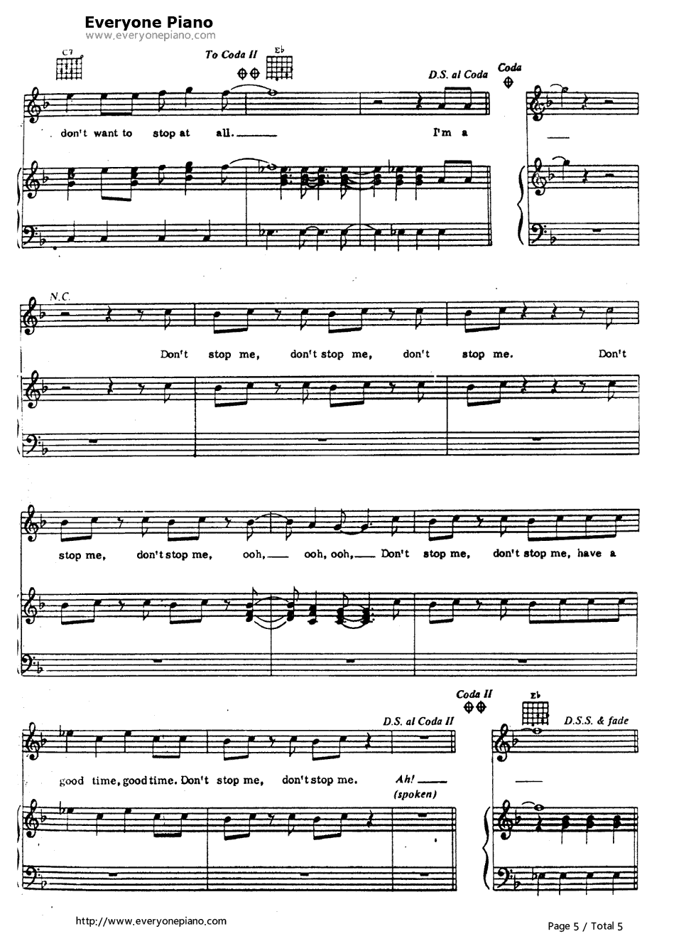 Don't_Stop_Me_Now钢琴谱_Queen