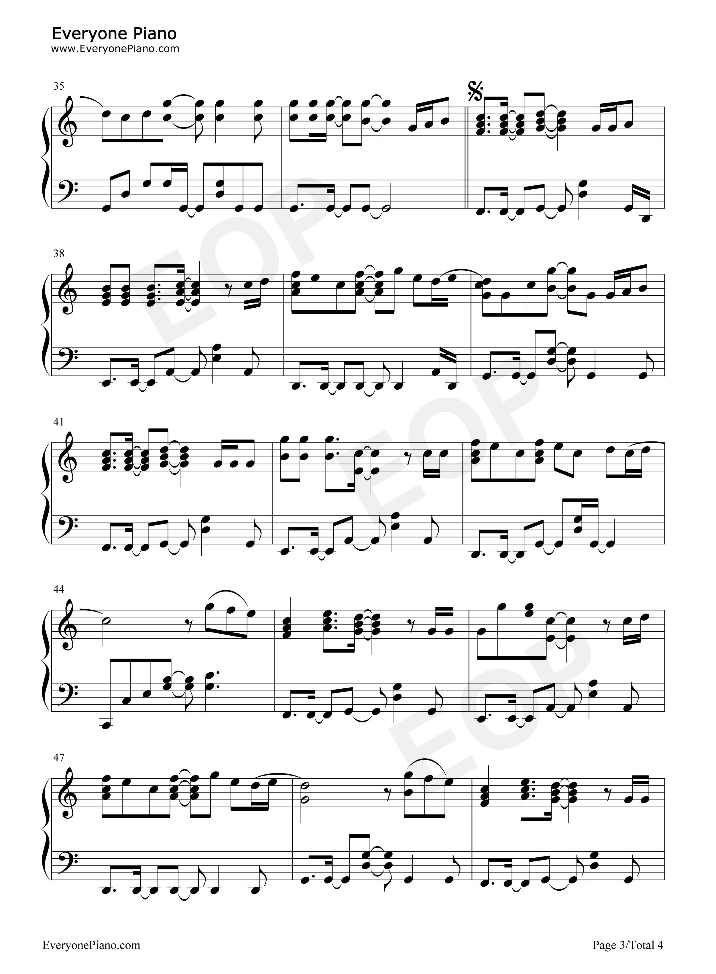 Stand_By_Me钢琴谱_SHINee