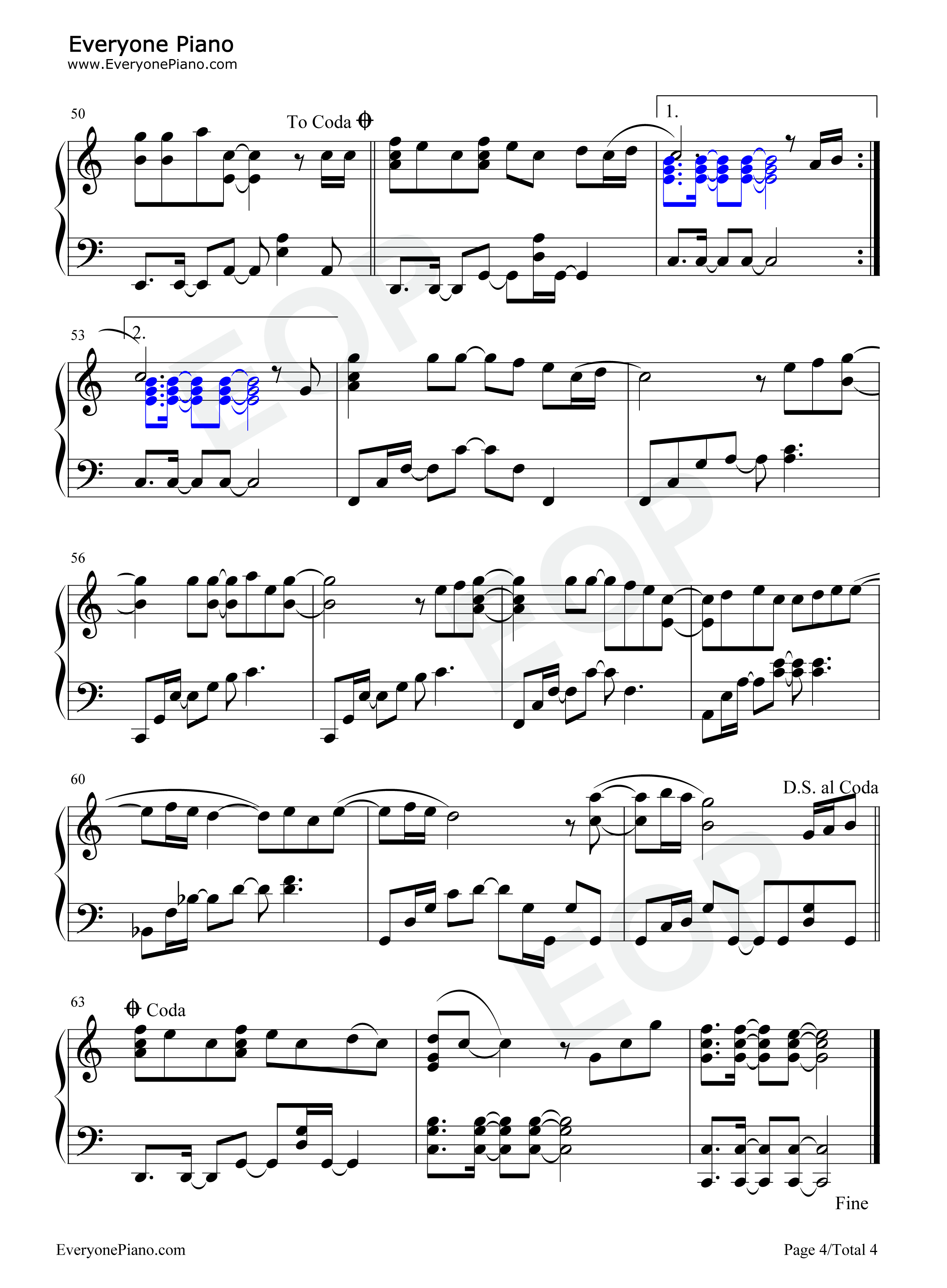 Stand_By_Me钢琴谱_SHINee