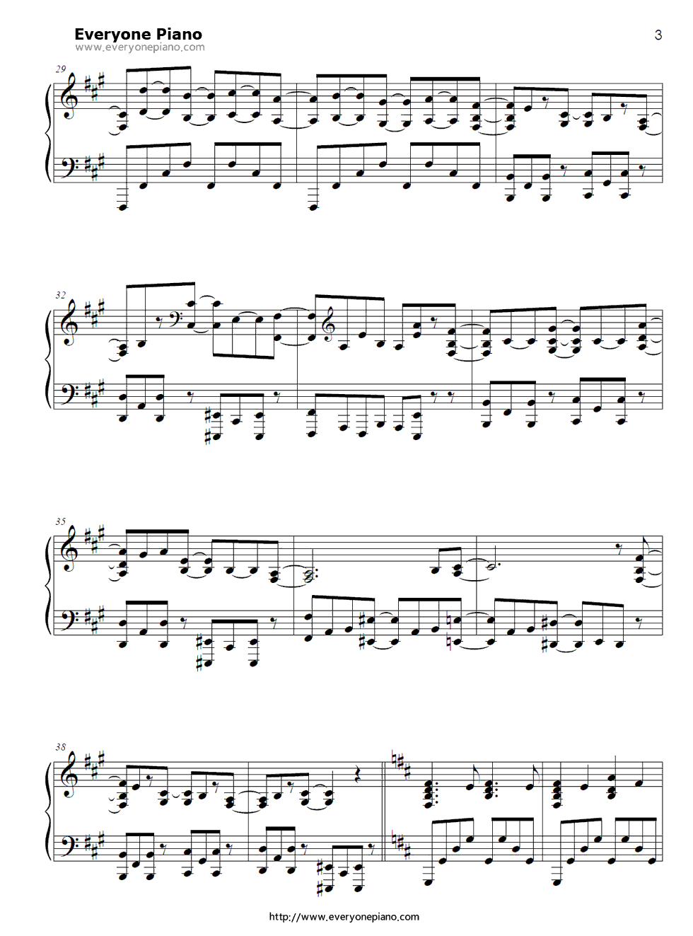 Great_escape钢琴谱_Cinema_Staff