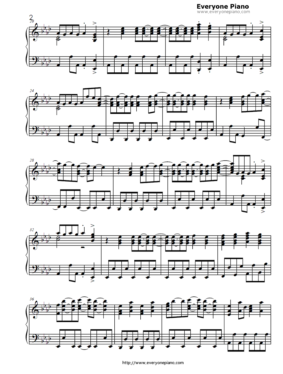 Girls_Be_Ambitious钢琴谱_户松遥