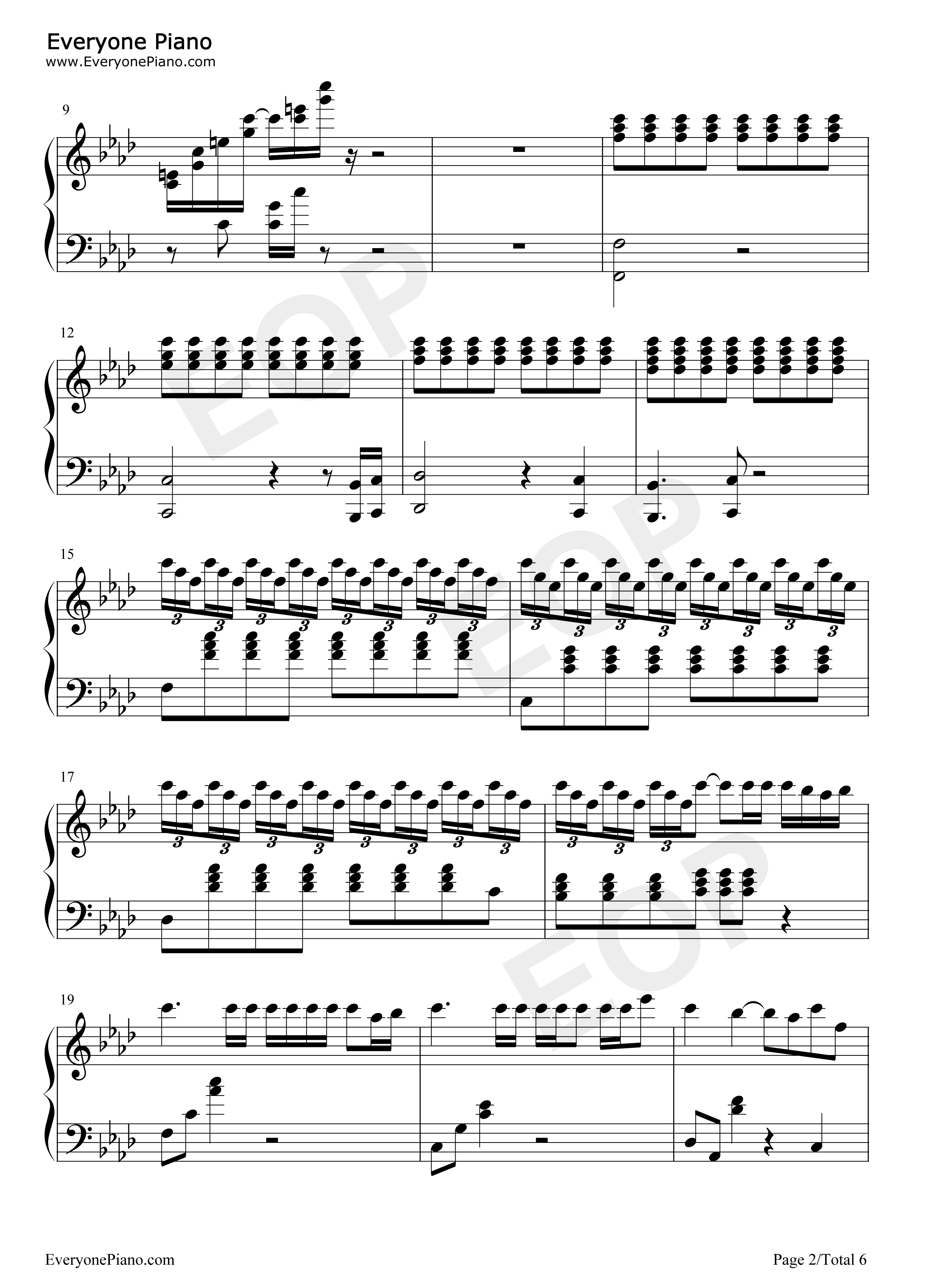 Trap钢琴谱_刘宪华