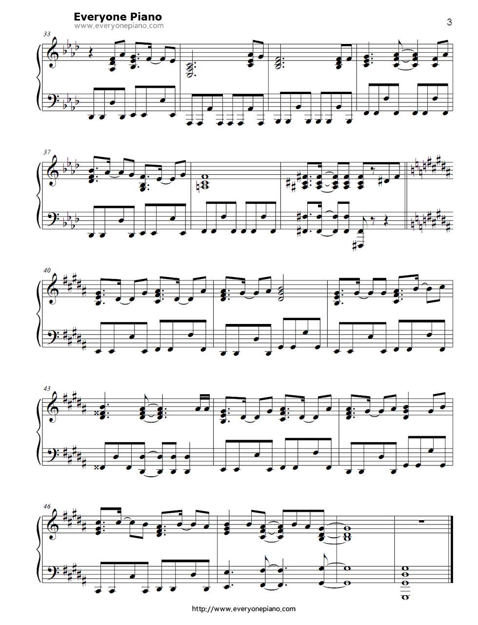 砂时计钢琴谱_林原めぐみ