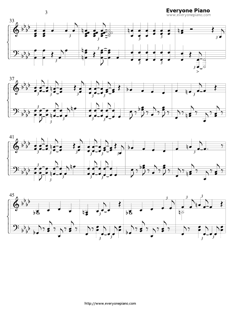 绝世美人钢琴谱_绝望少女们（野中蓝、井上麻里奈、小林优、新谷良子）