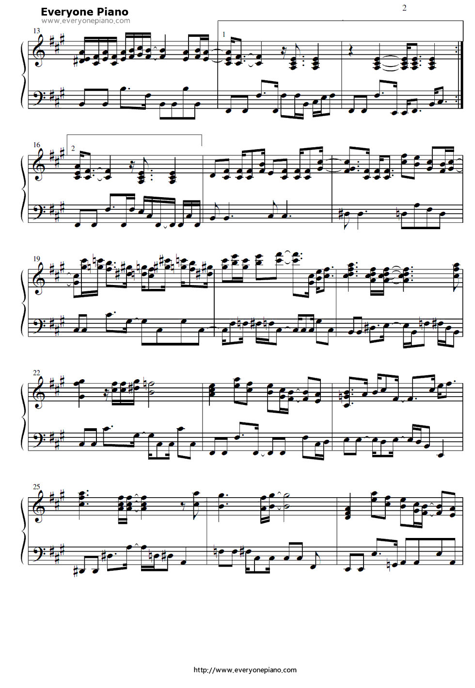 The_Real_Folk_Blues钢琴谱_山根麻衣