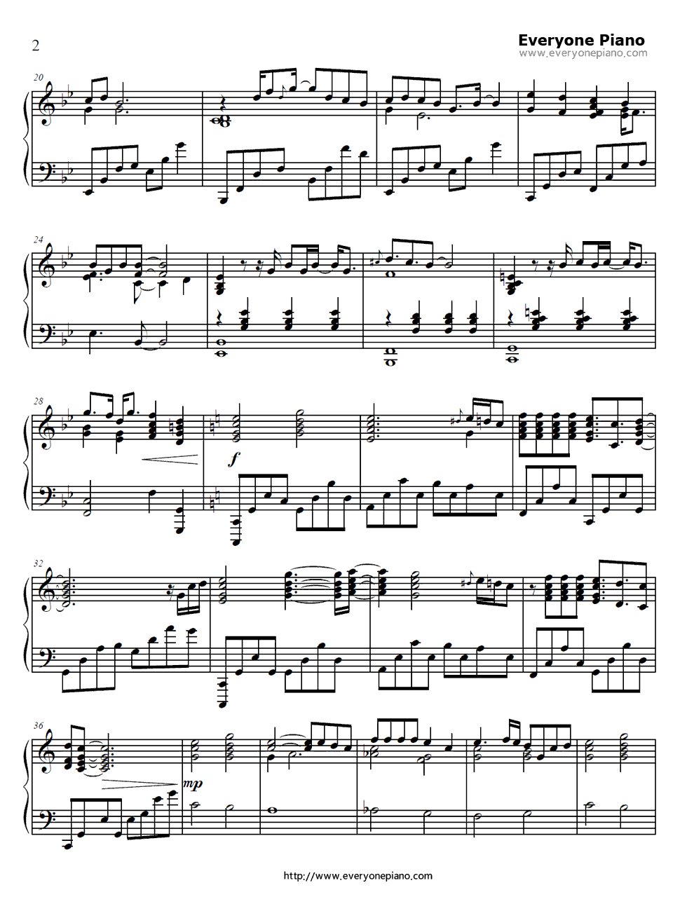 High_High_High钢琴谱_カサリンチュ