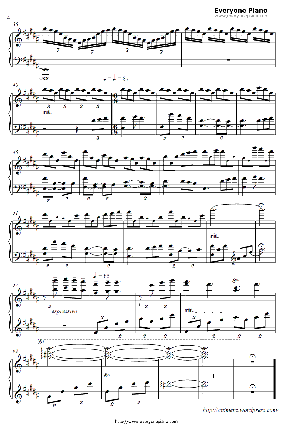 Light_My_Fire钢琴谱_KOTOKO