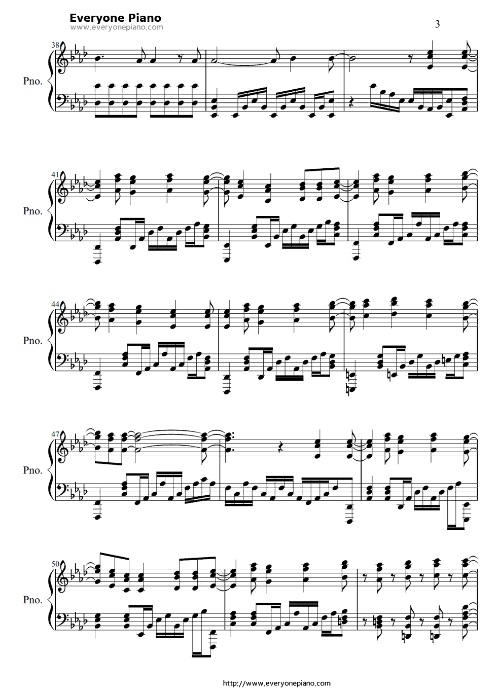 No_pain_No_game钢琴谱_ナノ