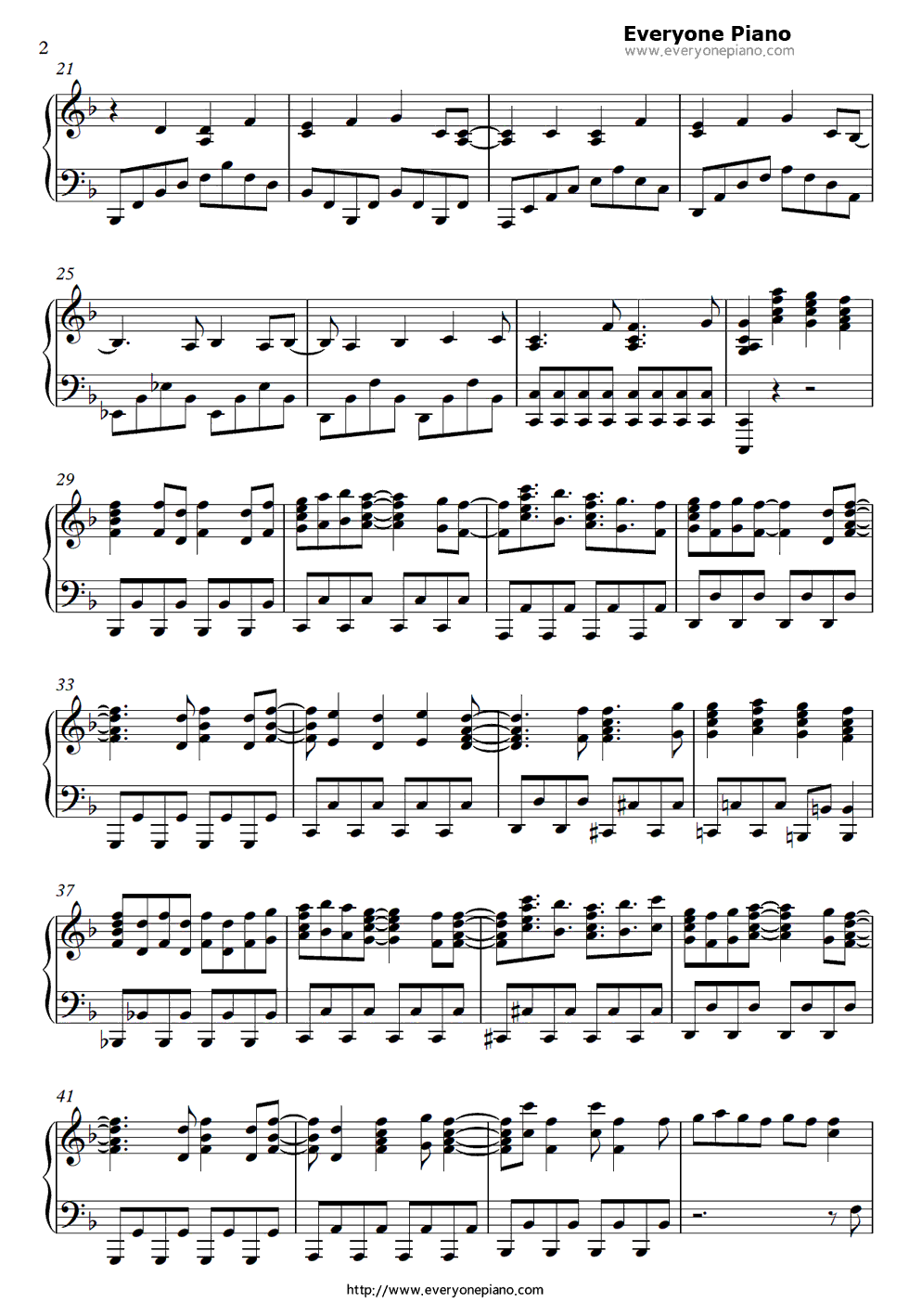 ブルー・フィールド钢琴谱_Trident（渊上舞、沼仓爱美、山村响）