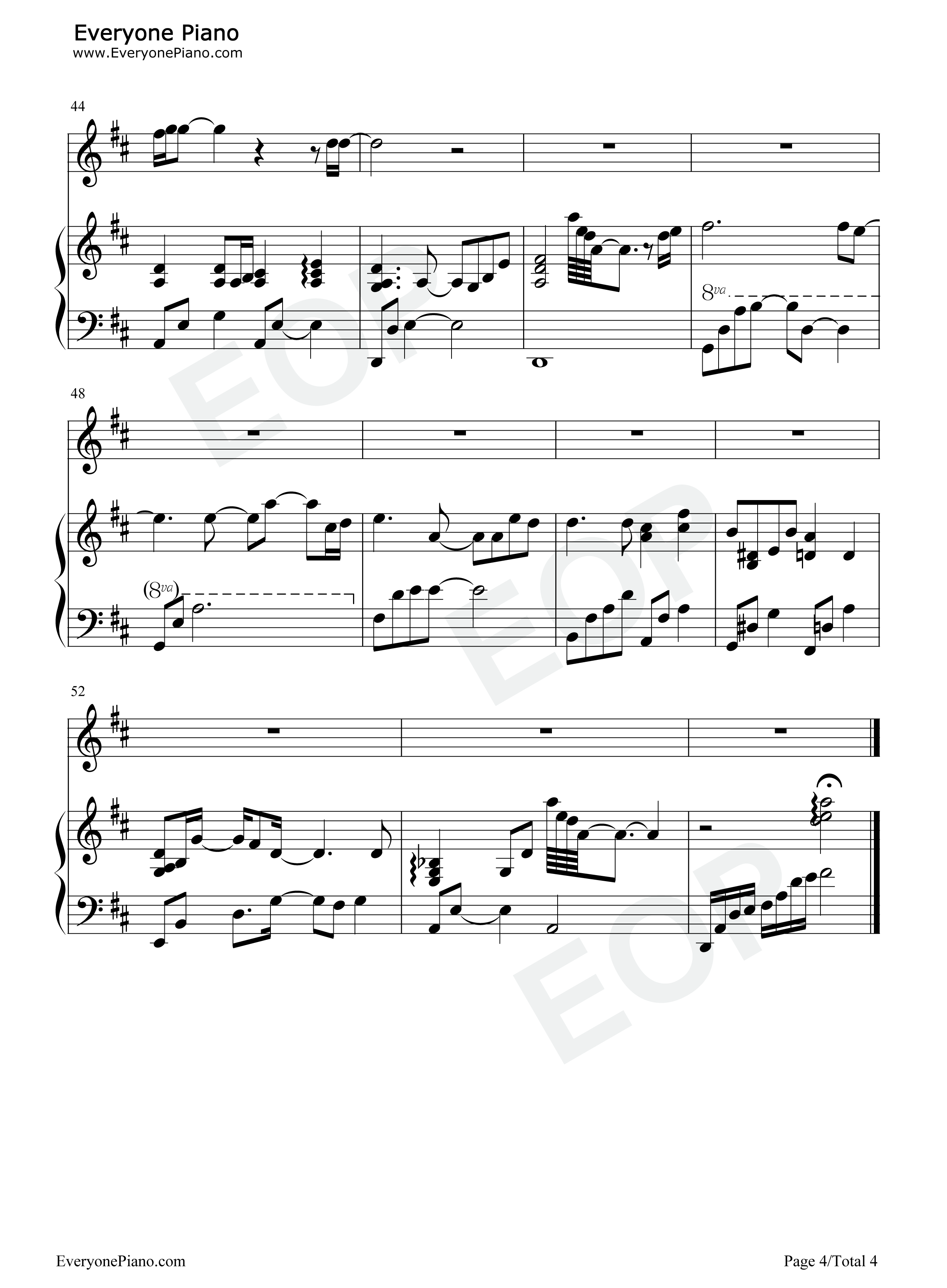 呜咽钢琴谱_郑秀晶