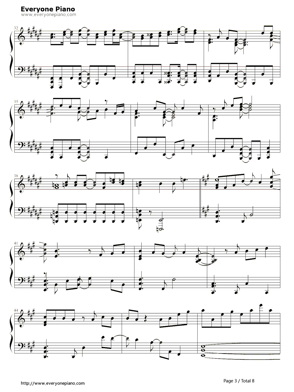 Knocking_on_the_mind钢琴谱_圣川真斗（铃村健一）