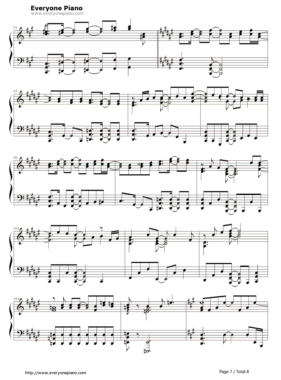 Knocking_on_the_mind钢琴谱_圣川真斗（铃村健一）