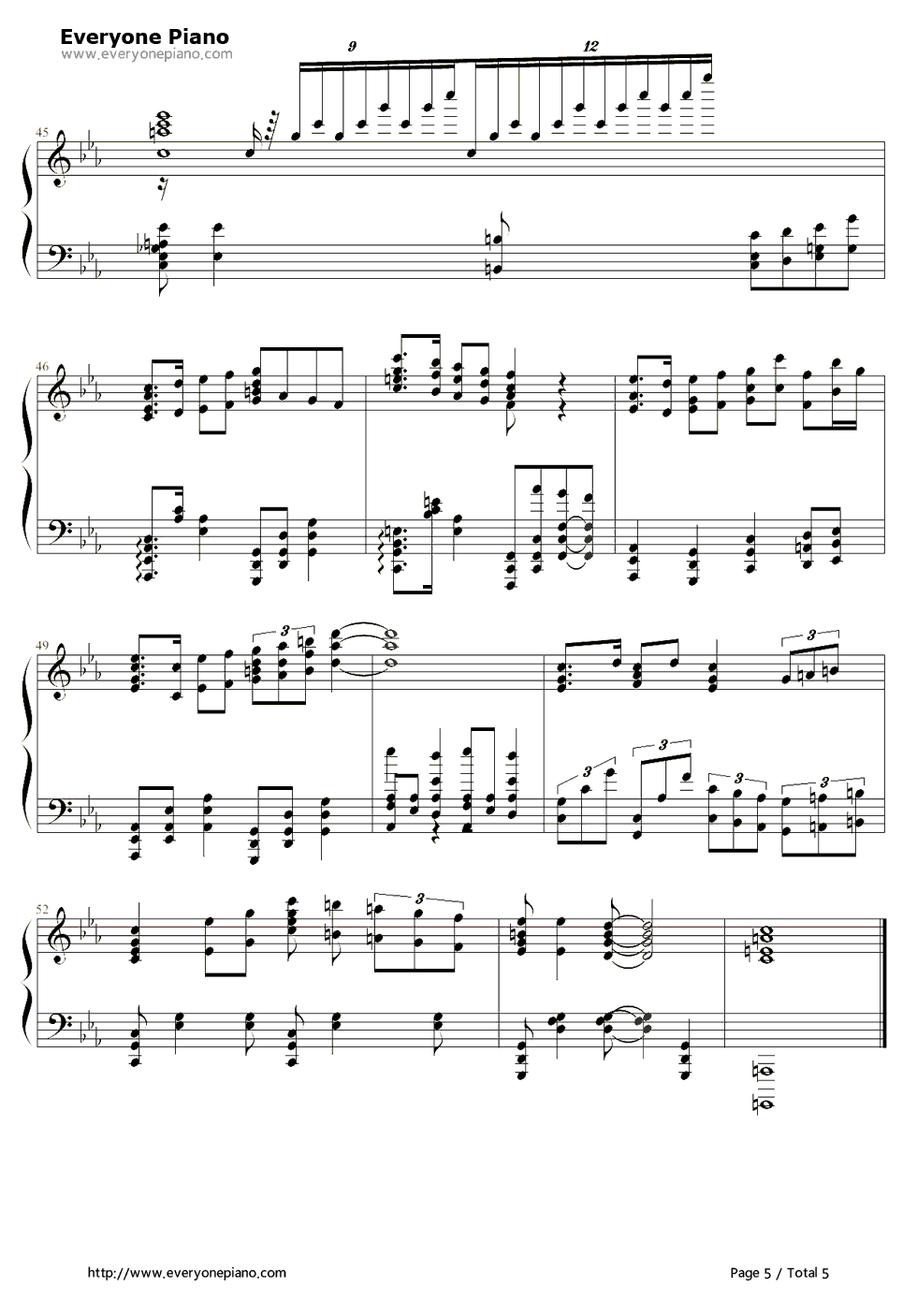 凶梦伝染钢琴谱_ALI_PROJECT