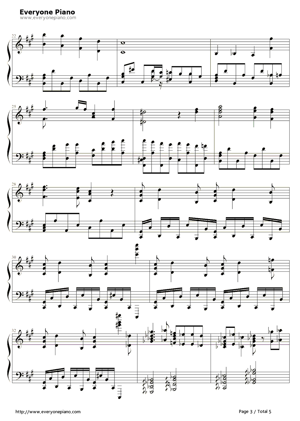 凶梦伝染钢琴谱_ALI_PROJECT