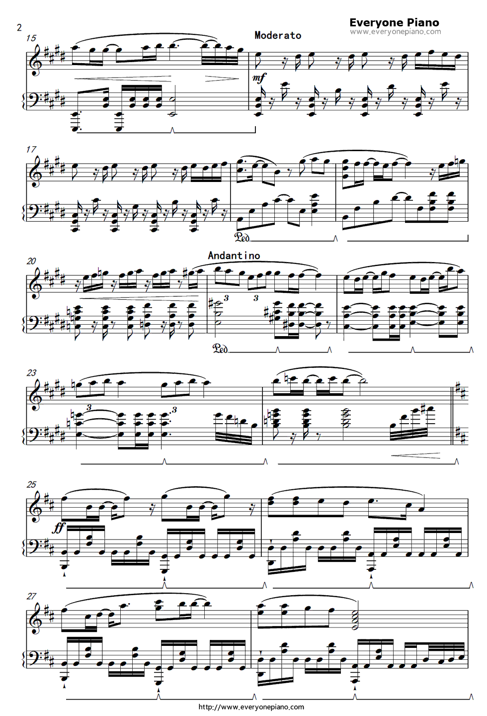 银闪の风钢琴谱_铃木木乃美