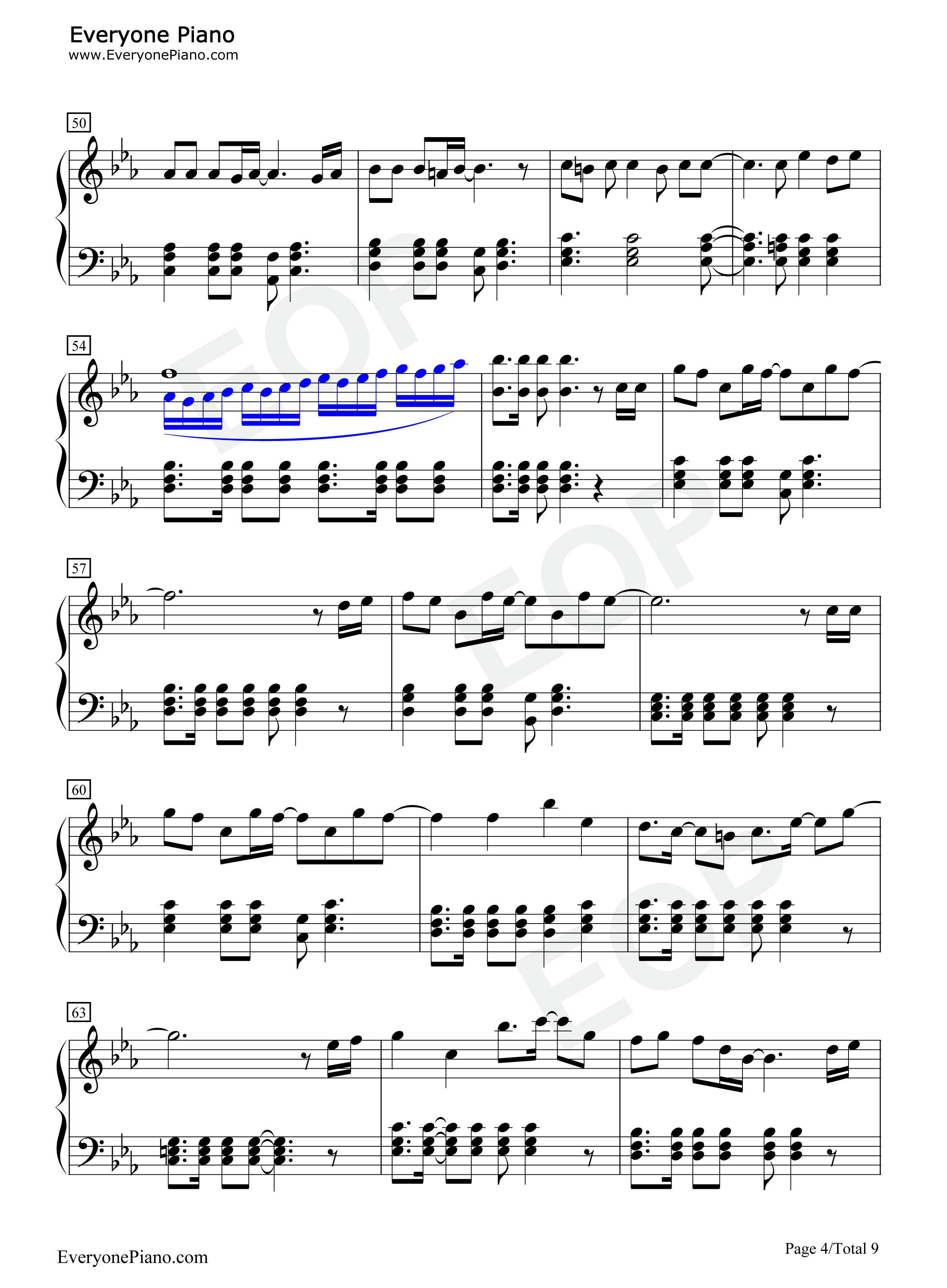 Crystal_Time钢琴谱_一之濑时也（宫野真守）