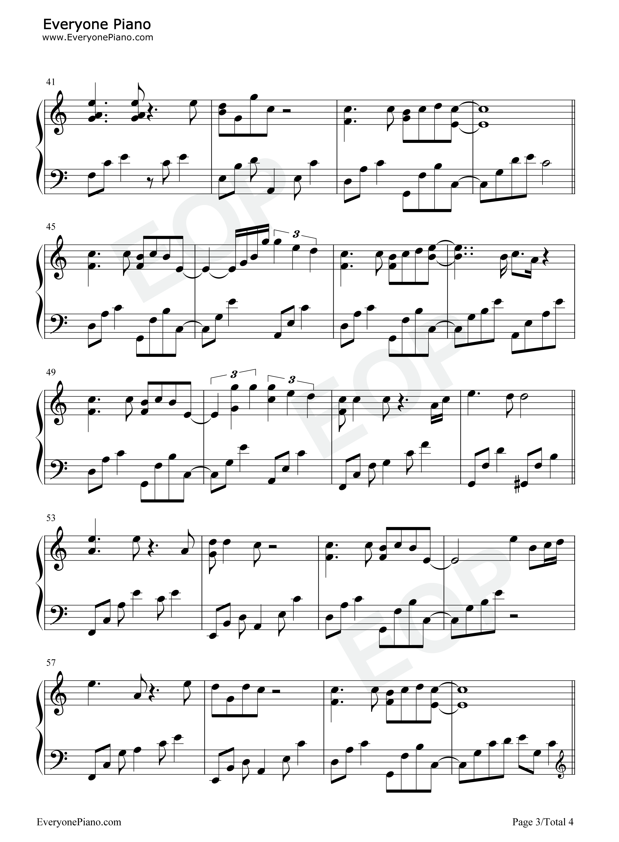 Hear_Me_Cry钢琴谱_CAGNET