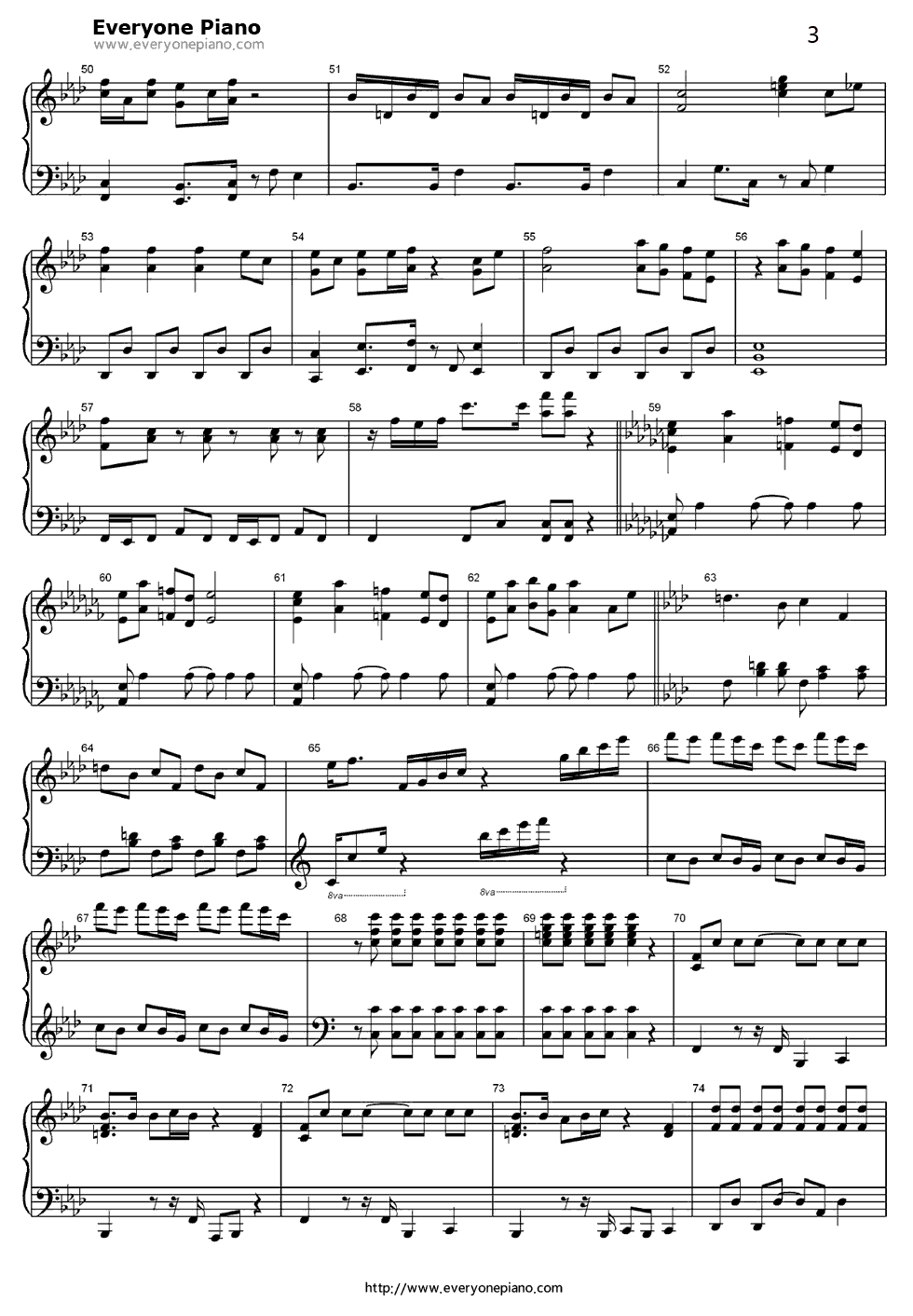 摩诃不思议アドベンチャー钢琴谱_高桥洋树