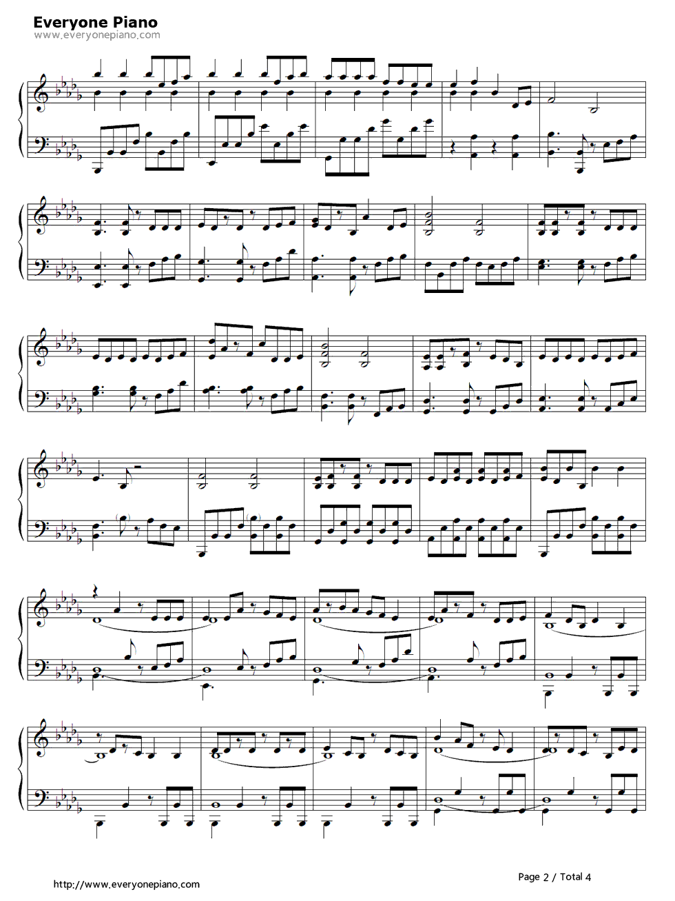 BEAUTIFUL≒SENTENCE钢琴谱_Magus_Two