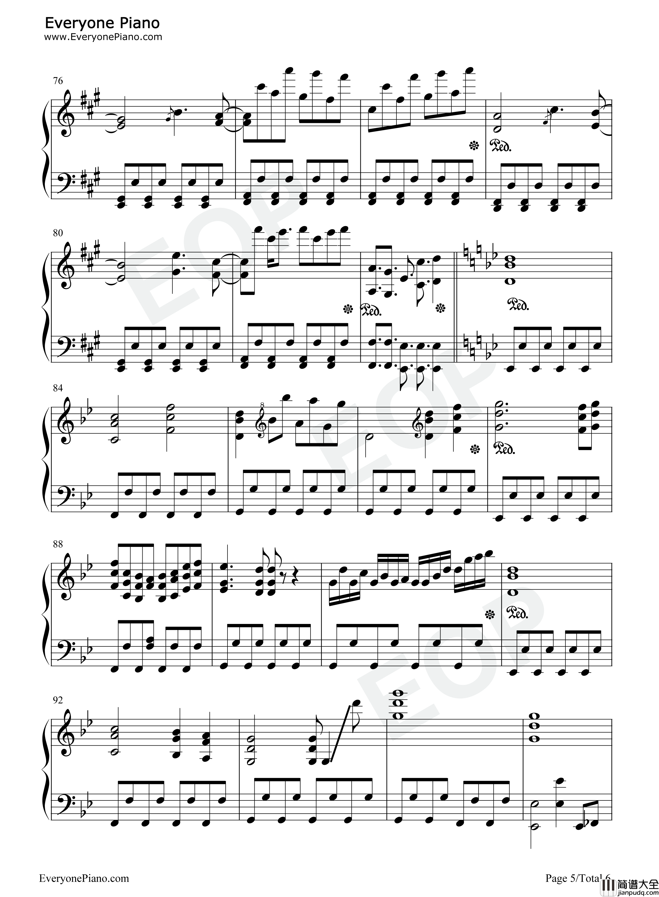 神さびた古戦场_～_Suwa_Foughten_Field钢琴谱_八坂神奈子