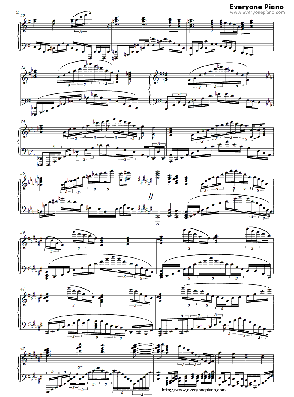 Starlog钢琴谱_ChouCho