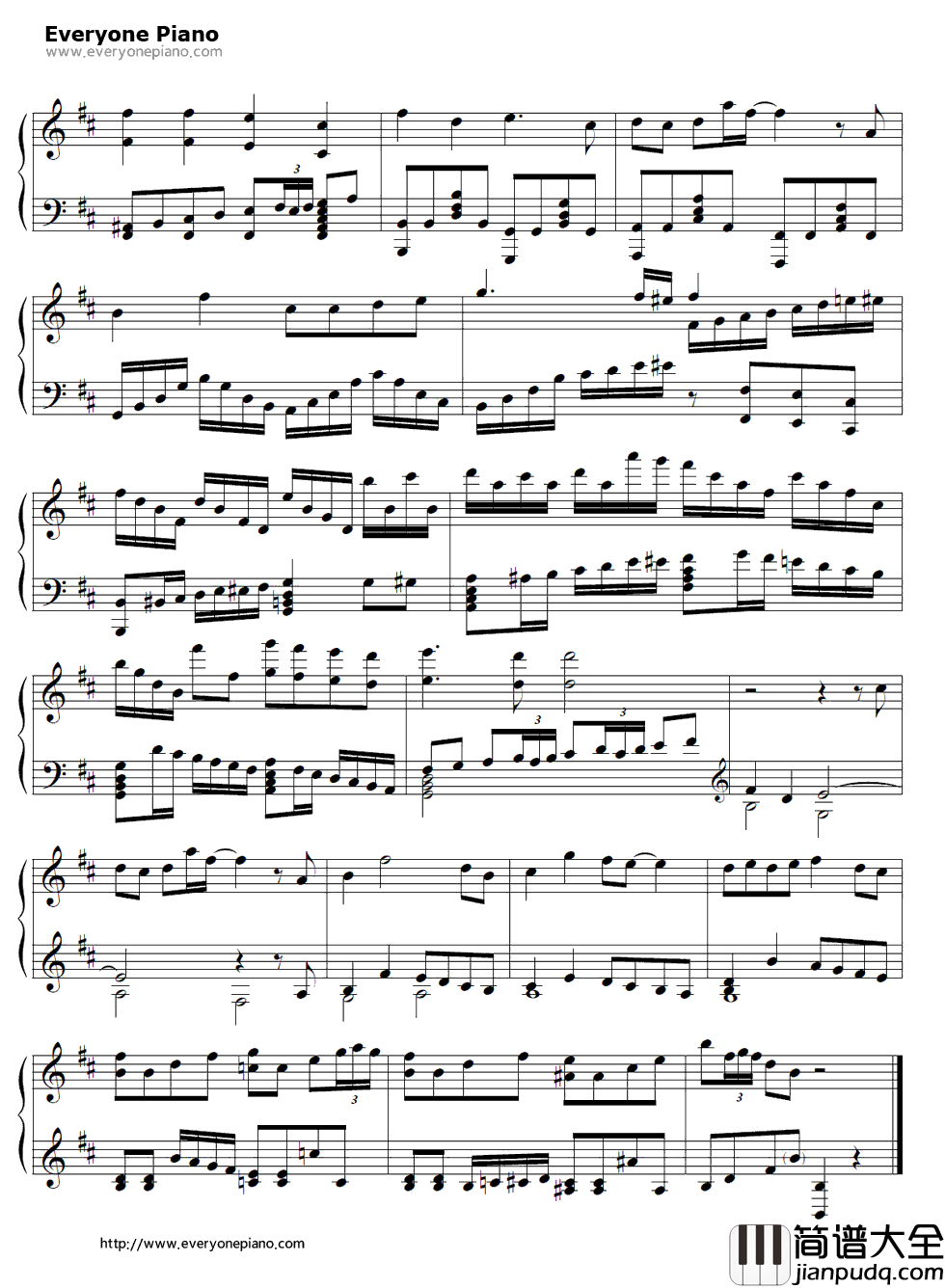 WHITE_of_CRIME钢琴谱_REVALCY