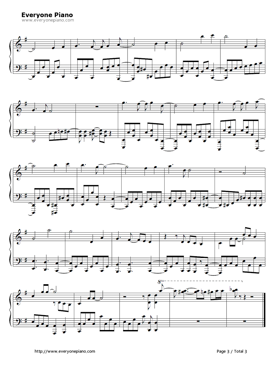 The_Last_Day_of_My_Adolescence钢琴谱_神原骏河（泽城美雪）