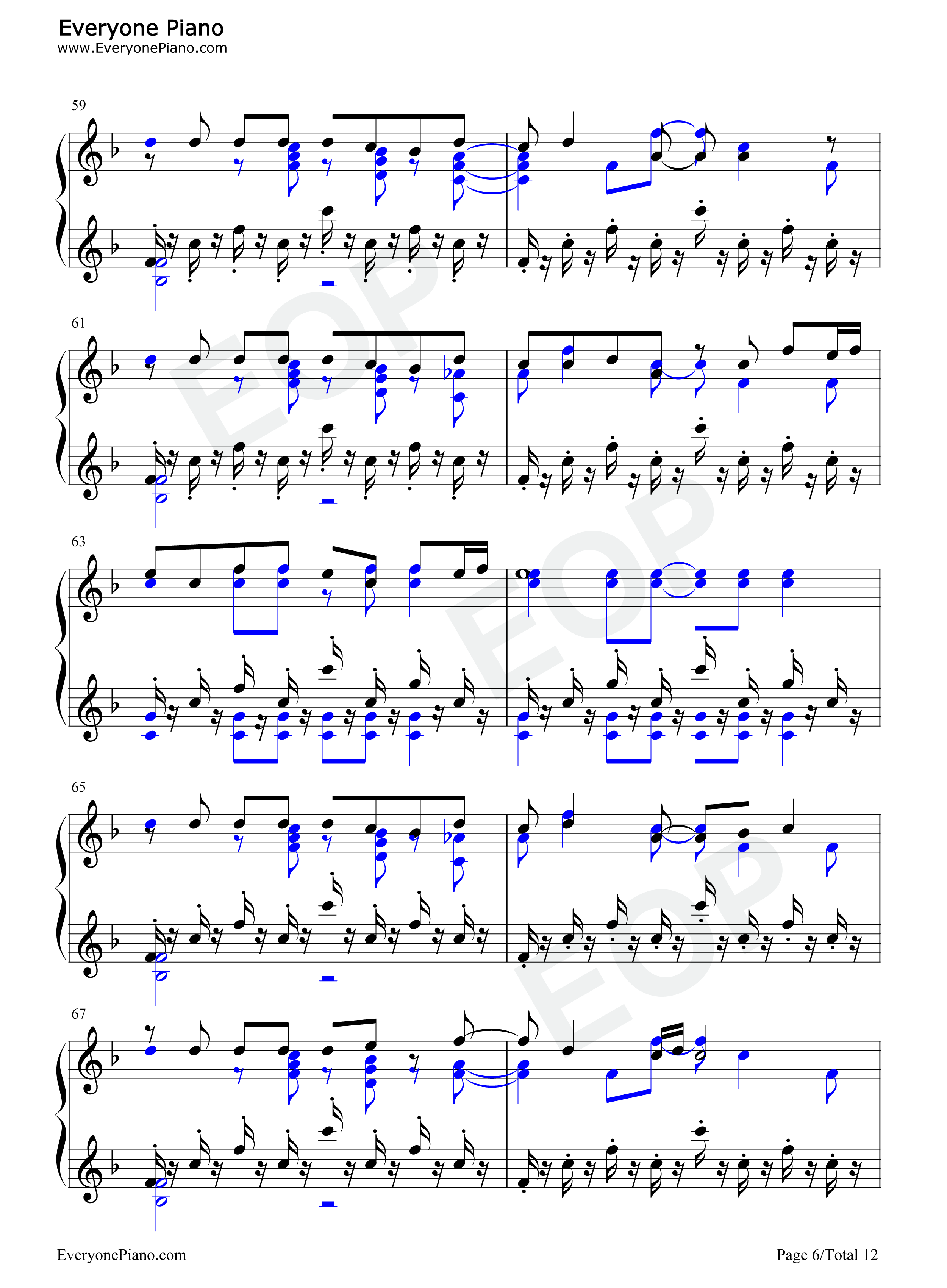 光と影のロマン钢琴谱_宇德敬子