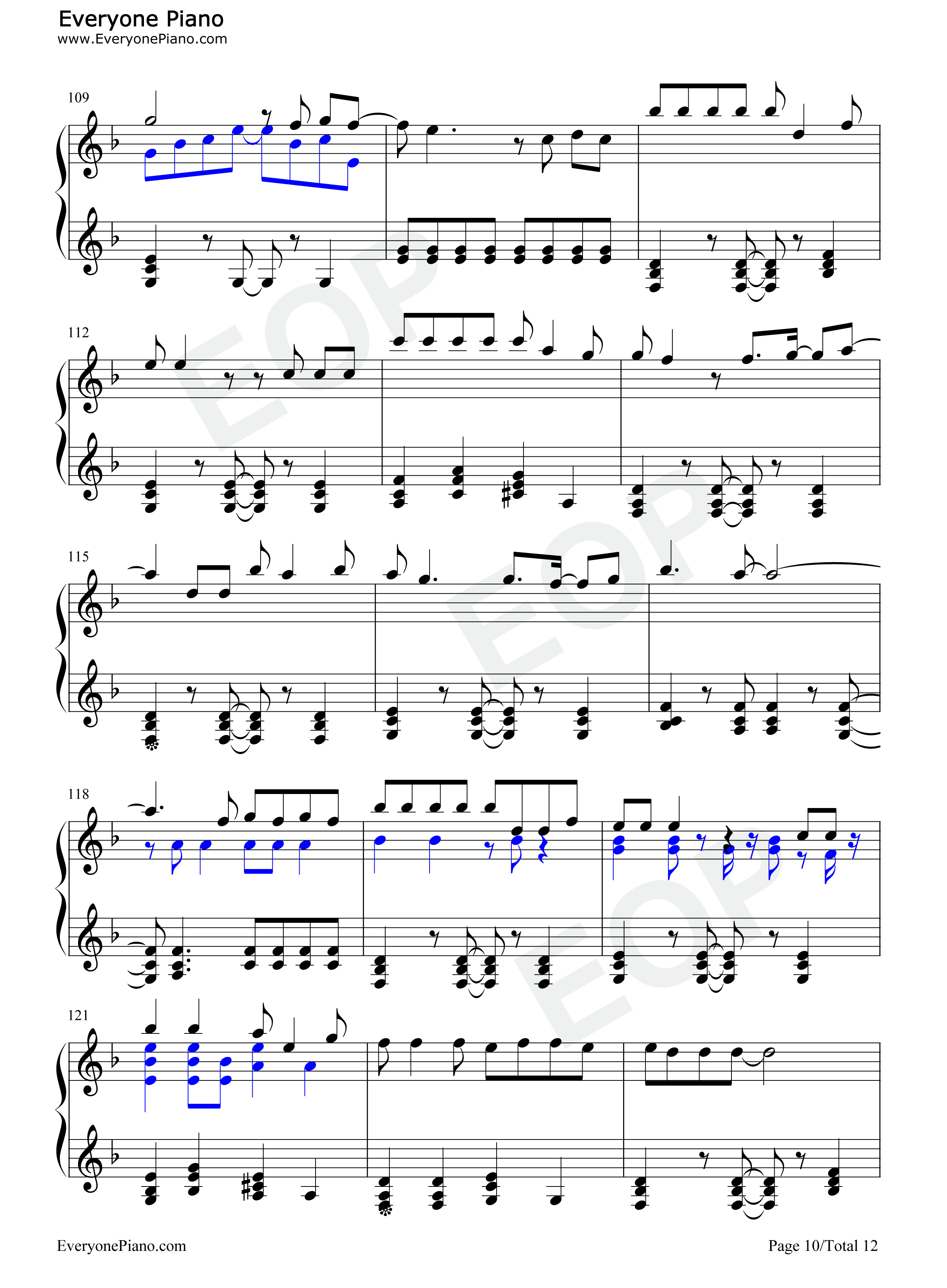 光と影のロマン钢琴谱_宇德敬子