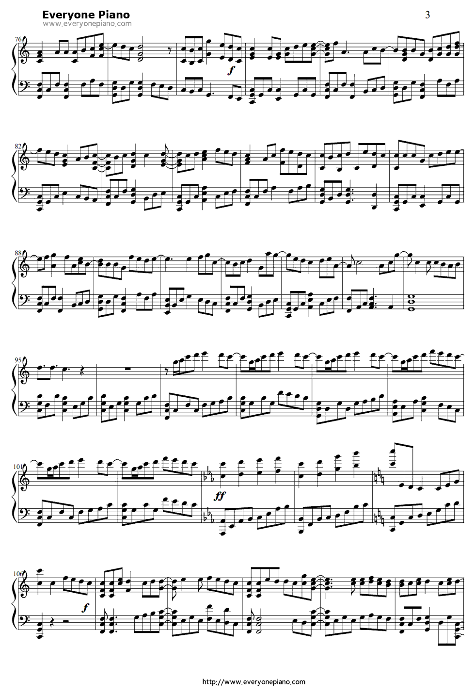 仆たちの歌钢琴谱_佐香智久