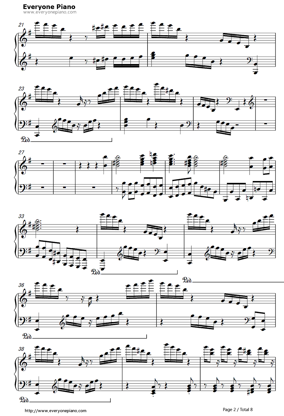 New_World_Concerto钢琴谱_马克西姆