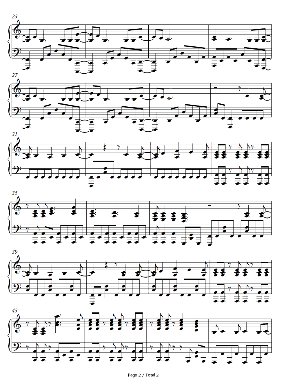 ANGEL钢琴谱_angela_(アンジェラ)