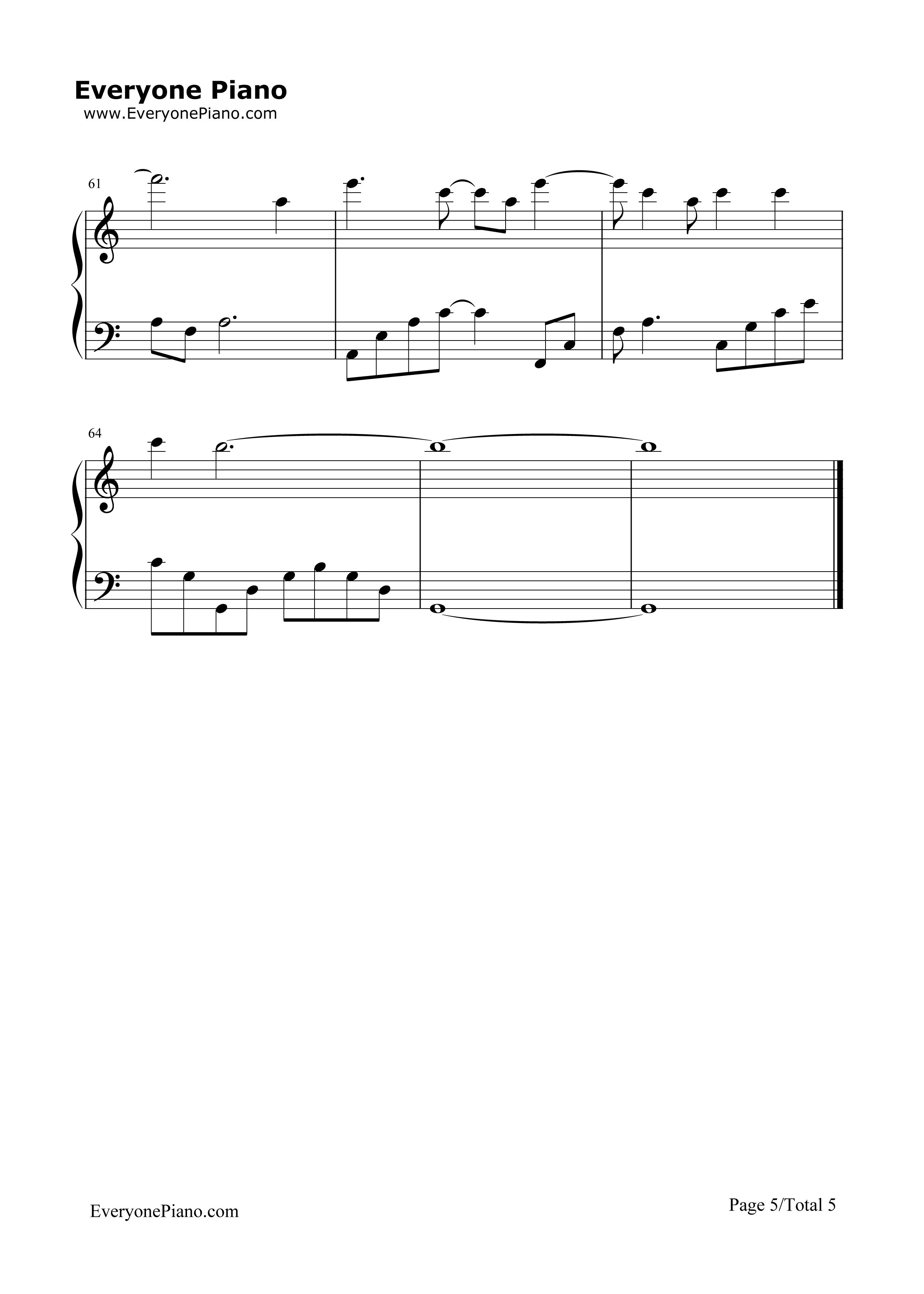 Rosemary's_Song钢琴谱_Rosemary