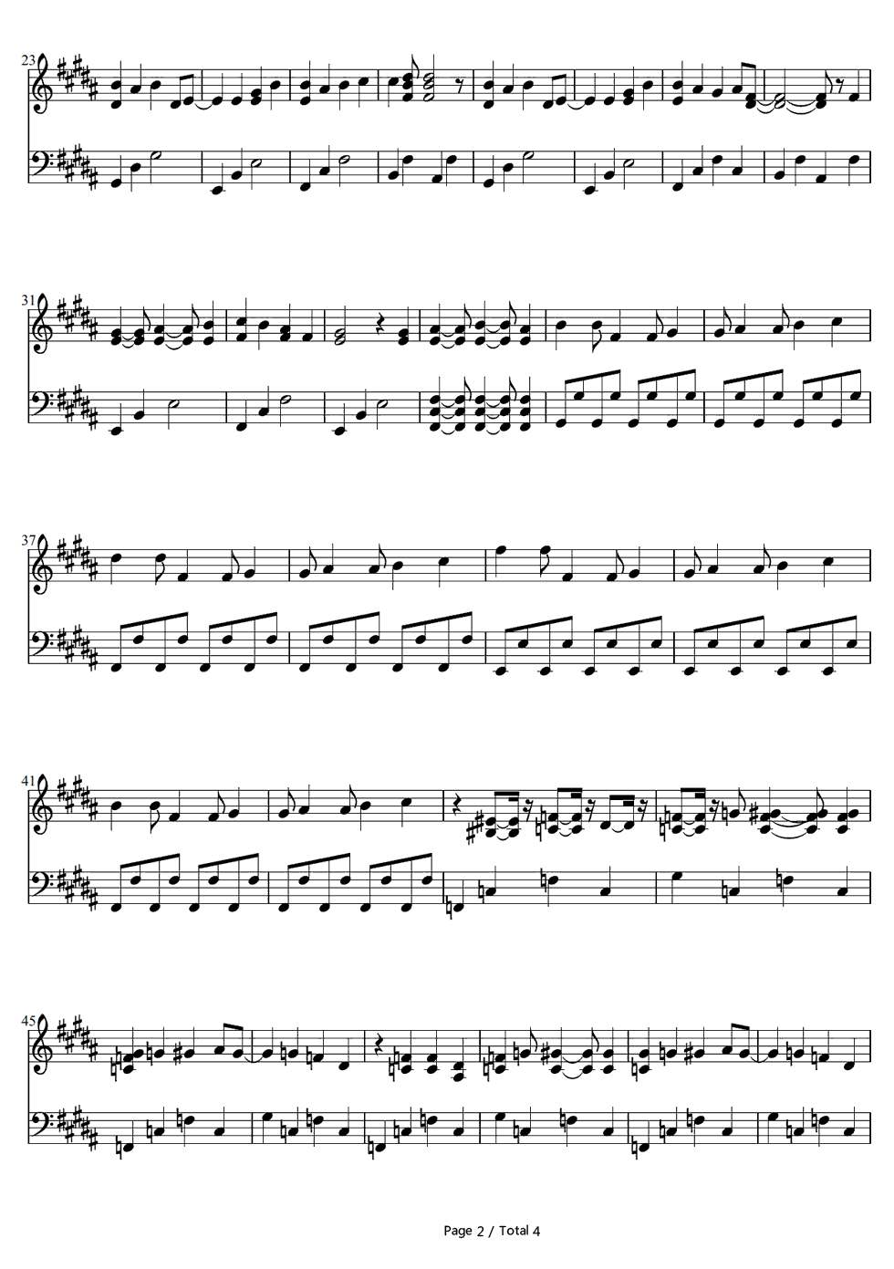 永久のキズナ钢琴谱_Daisy×Daisy