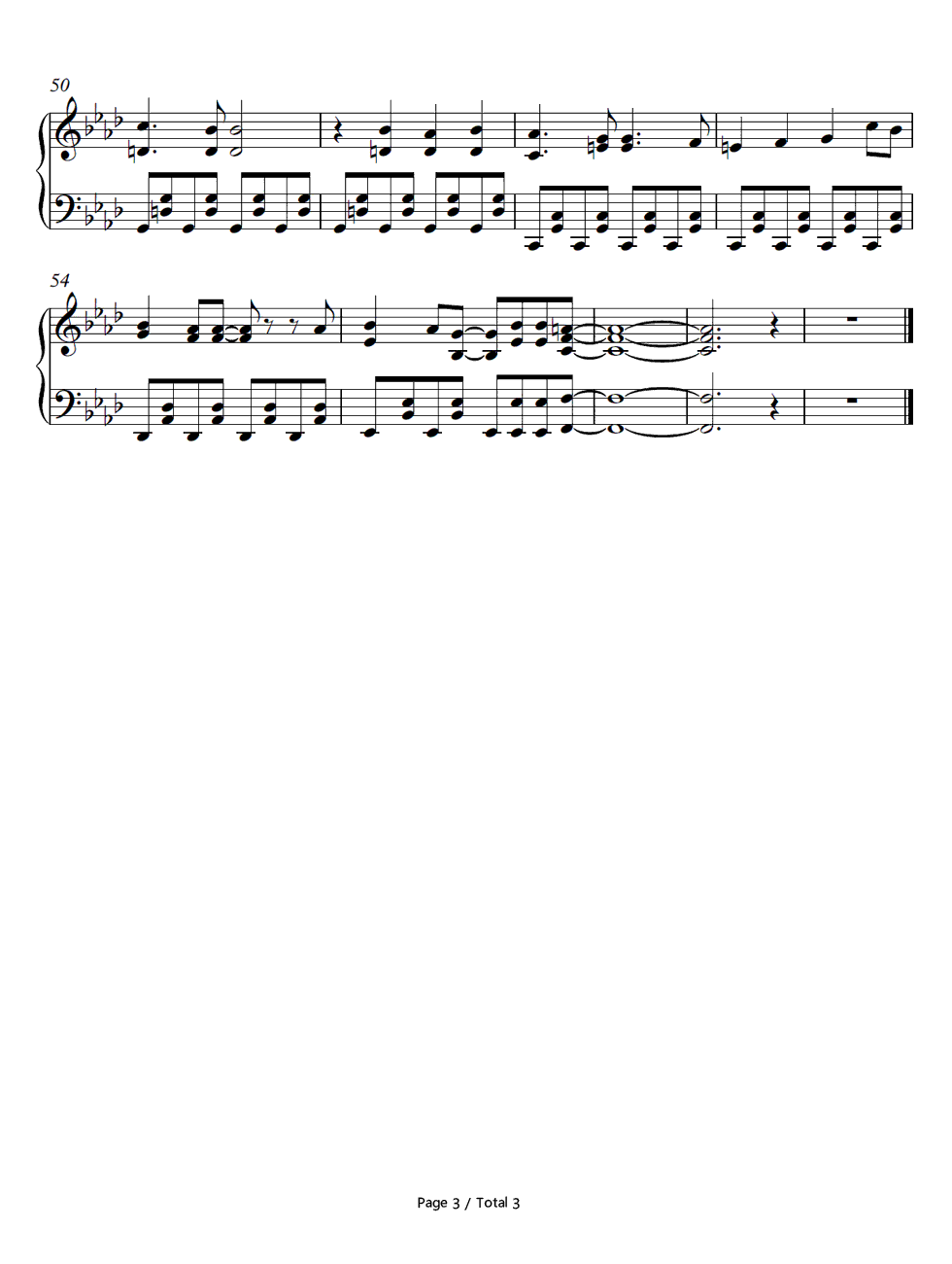 Heavenly_blue钢琴谱_Kalafina