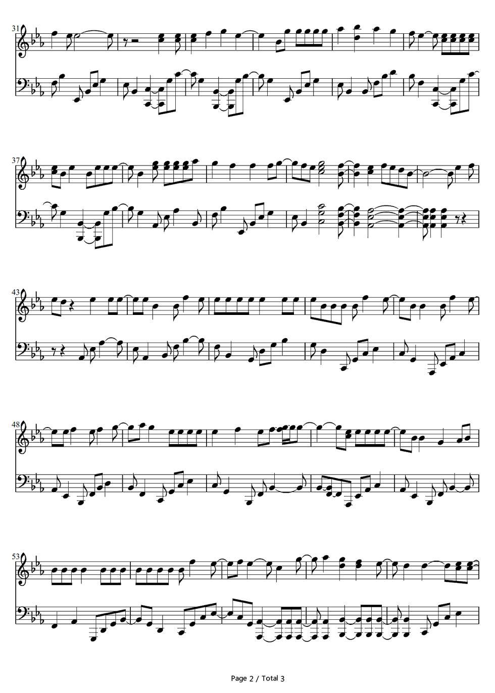 FT.钢琴谱_FUNKIST