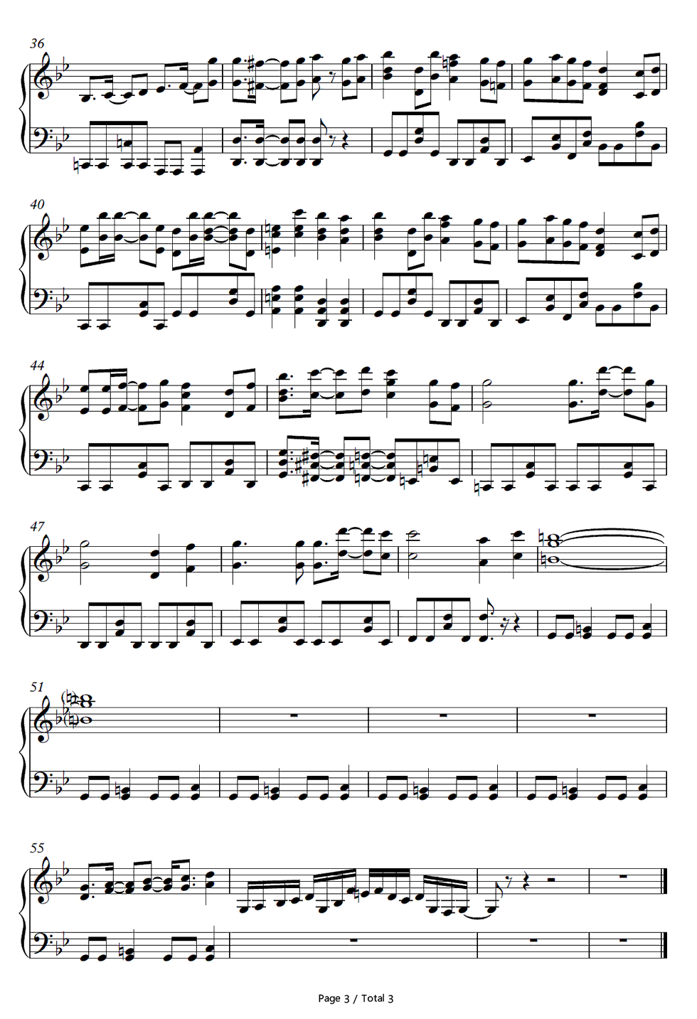 AMAZING_BREAK钢琴谱_TERRASPEX