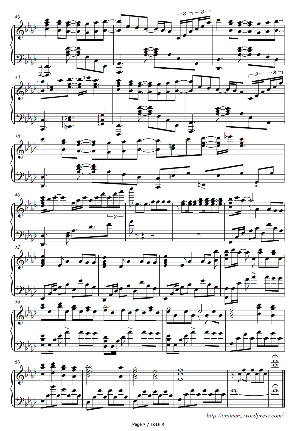 夜明け生まれ来る少女钢琴谱_高桥洋子