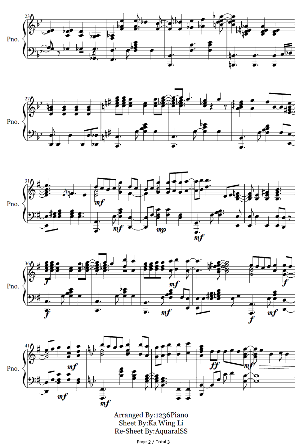 Happy_endings钢琴谱_花泽香菜