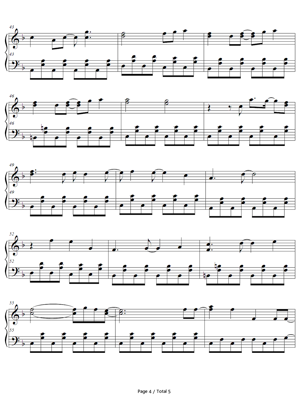 Burn钢琴谱_超特急(SDR)