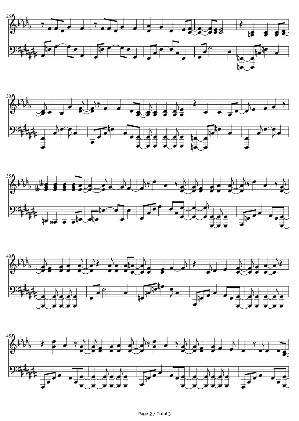 I_Wish钢琴谱_Milky_Bunny