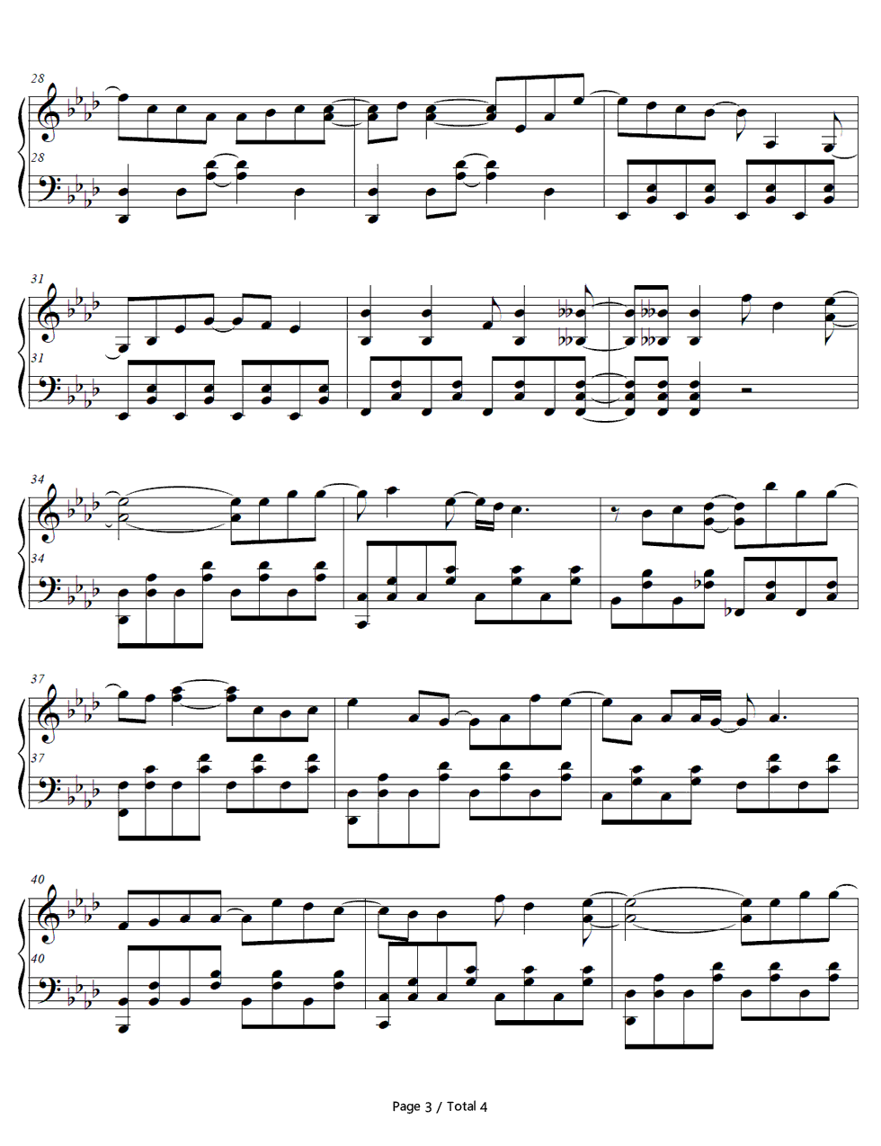 Ah_Yeah钢琴谱_无限开关