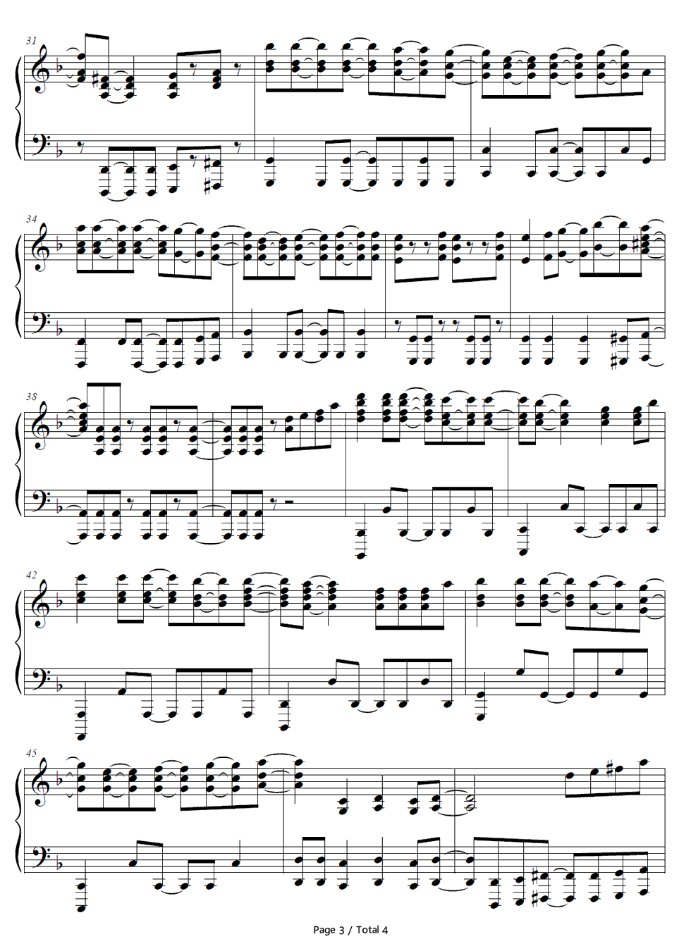 ごめんね_いいコじゃいられ钢琴谱_泽井美空