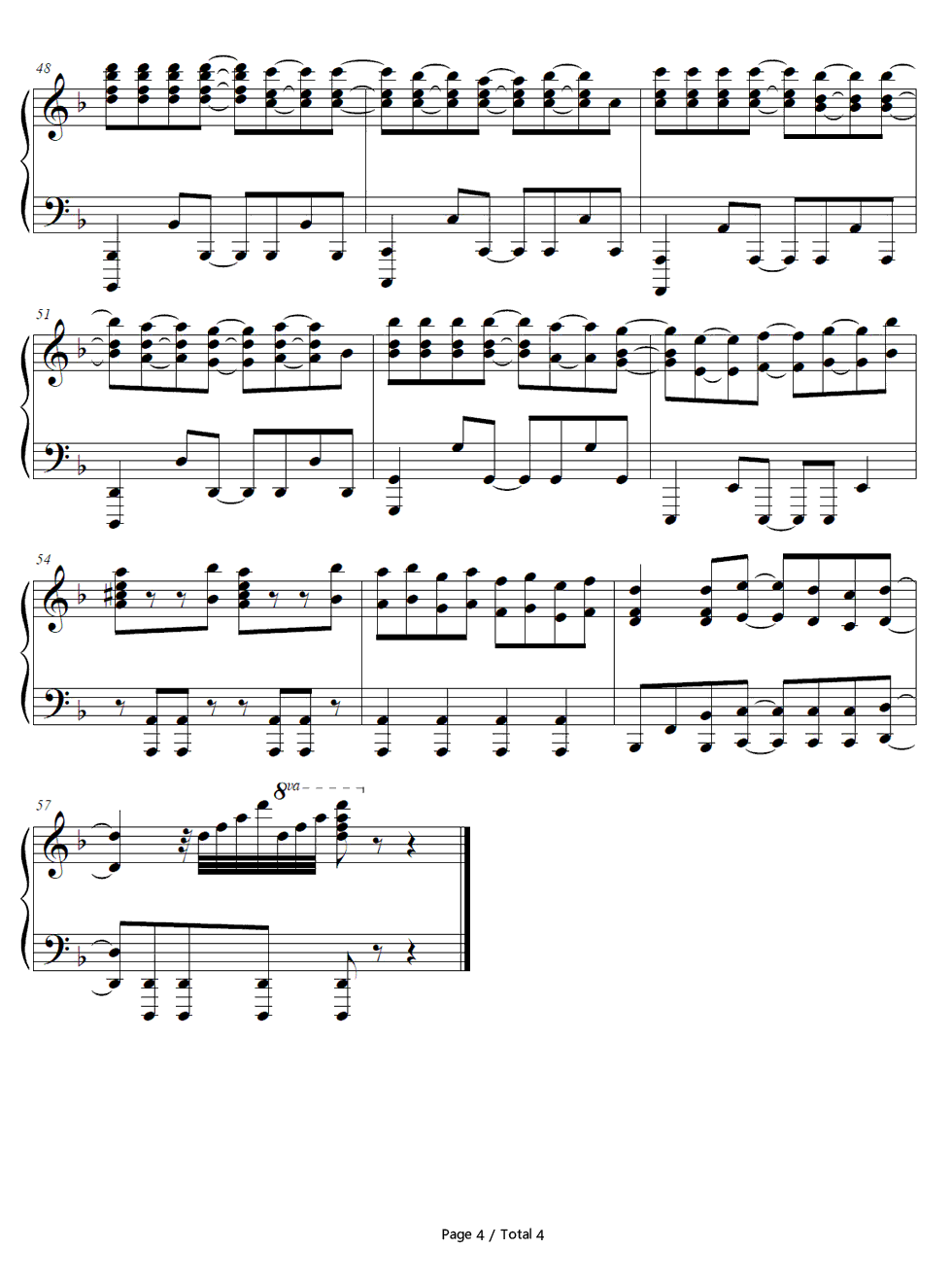 ごめんね_いいコじゃいられ钢琴谱_泽井美空