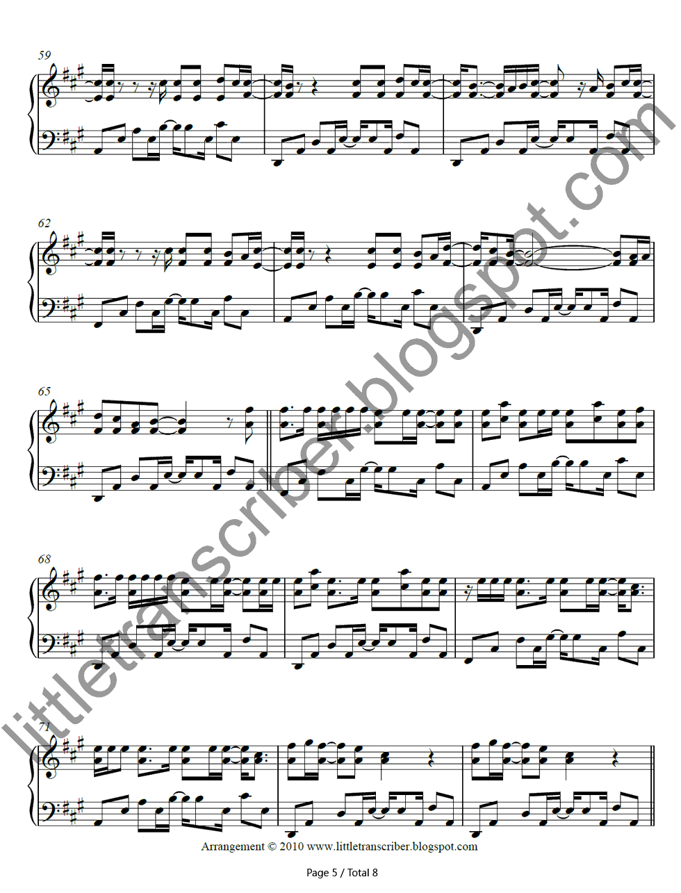 Whats_My_Name钢琴谱_Rihanna_ft._Drake