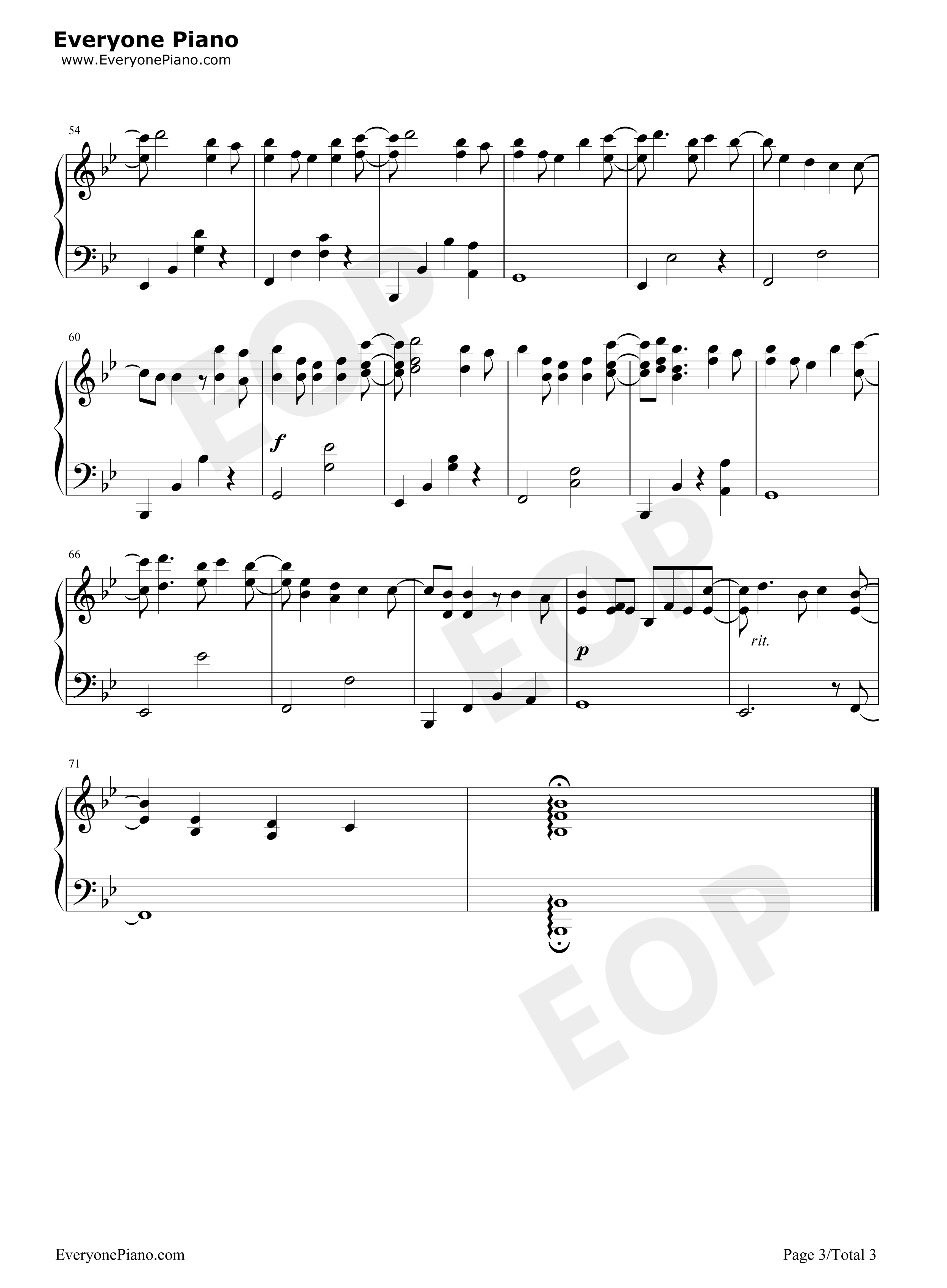 一番の宝物钢琴谱_麻枝准