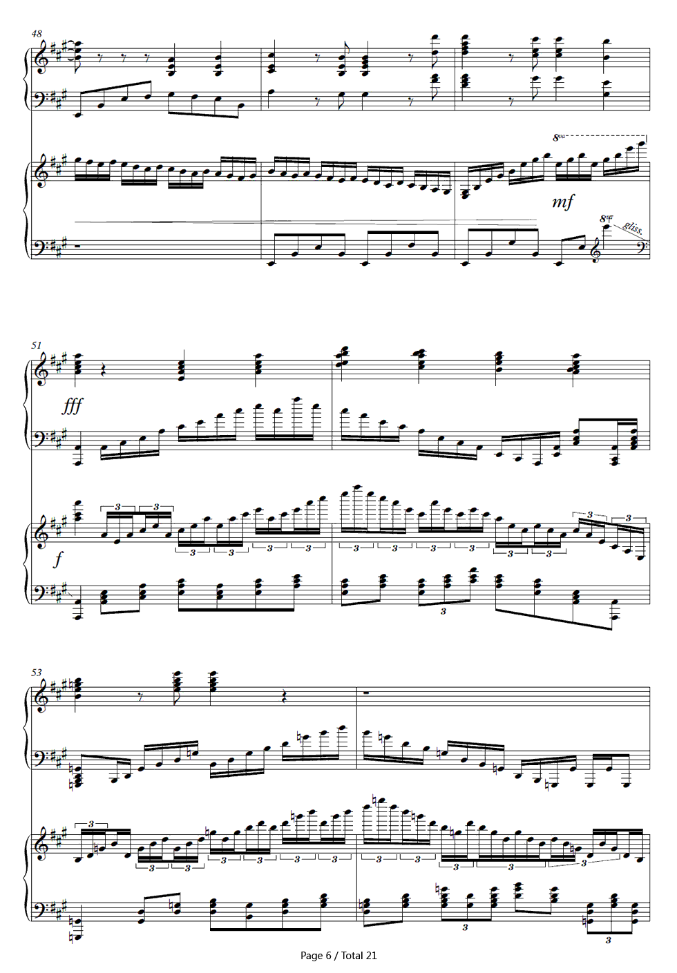 Lightning钢琴谱_TERRASPEX